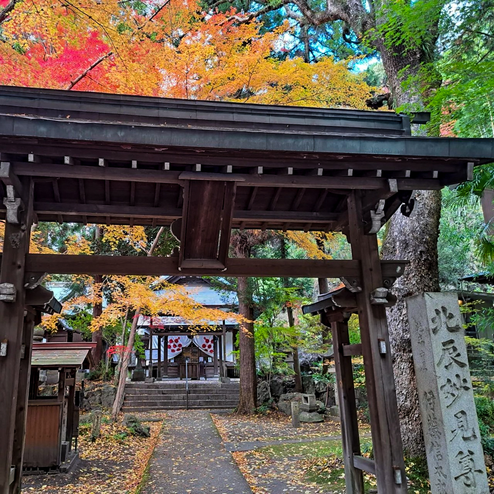 内々神社、紅葉、11月秋、愛知県春日井市の観光・撮影スポットの名所"