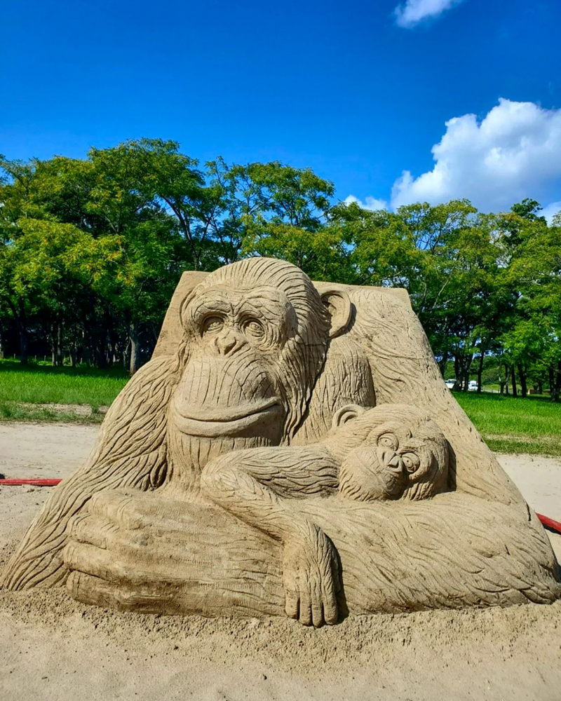 稲沢サンドフェスタ、砂のアート、ワールドネイチャープラザ、10月秋、愛知県稲沢市の観光・撮影スポットの名所