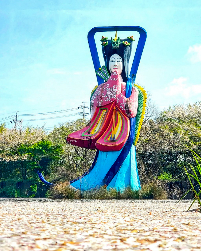 乙姫公園、浦島伝説、3月春、愛知県一宮市の観光・撮影スポットの名所