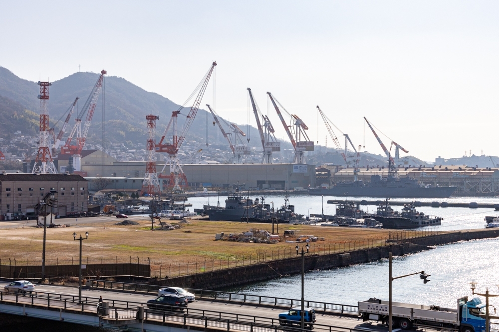 自衛隊、１月冬、広島県呉市の観光・撮影スポットの名所