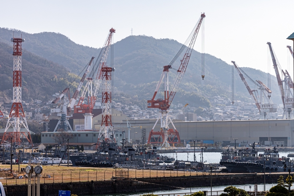 自衛隊、１月冬、広島県呉市の観光・撮影スポットの名所