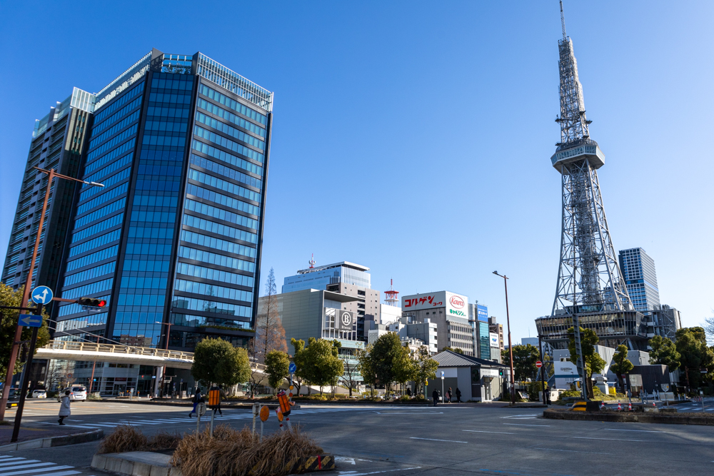 名古屋市栄、1月冬、名古屋市中区の観光・撮影スポット