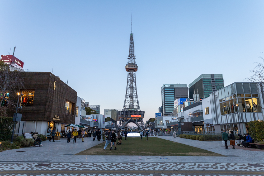 名古屋市栄、1月冬、名古屋市中区の観光・撮影スポット