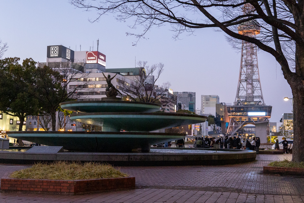 名古屋市栄、1月冬、名古屋市中区の観光・撮影スポット