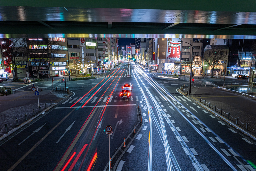 名古屋市栄、夜景、1月冬、名古屋市中区の観光・撮影スポット