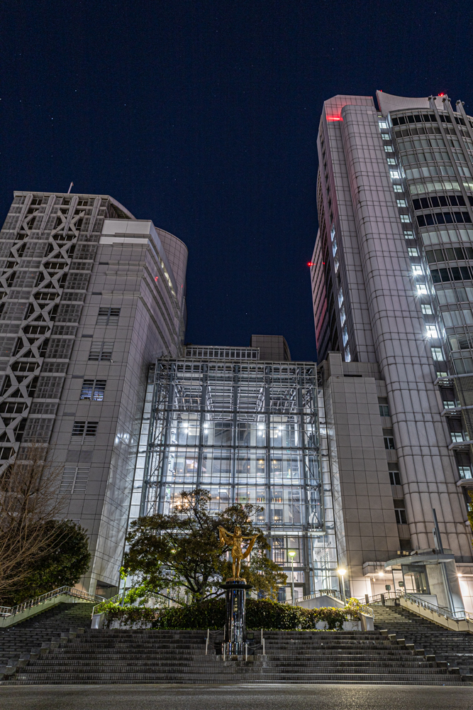 名古屋市栄、夜景、1月冬、名古屋市中区の観光・撮影スポット