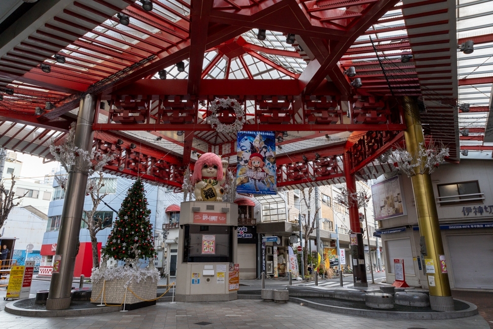大須商店街、正月、町並み、1月冬、名古屋市中区の観光・撮影スポット