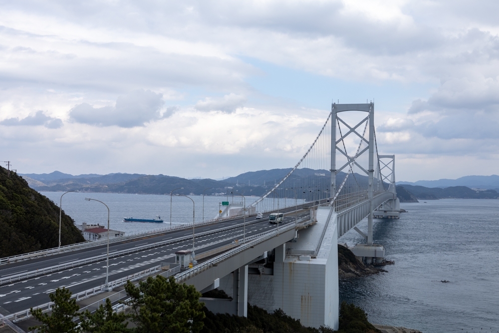 大鳴門橋、渦潮、大鳴門橋架橋記念館エディ、１月冬、徳島県鳴門市の観光・撮影スポット