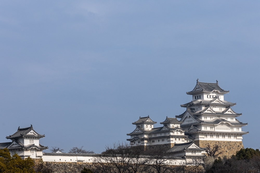 姫路城、１月冬、兵庫県姫路市の観光・撮影スポット