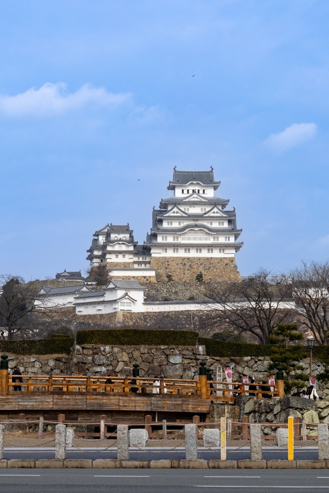 姫路城、１月冬、兵庫県姫路市の観光・撮影スポット