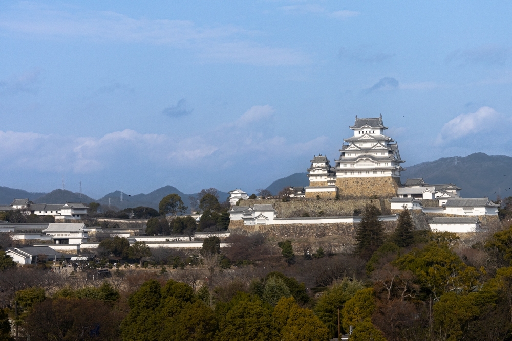 姫路城、イーグレひめじ、１月冬、兵庫県姫路市の観光・撮影スポット