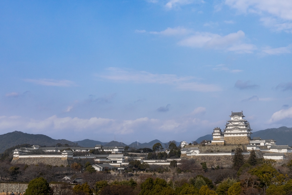 姫路城、イーグレひめじ、１月冬、兵庫県姫路市の観光・撮影スポット