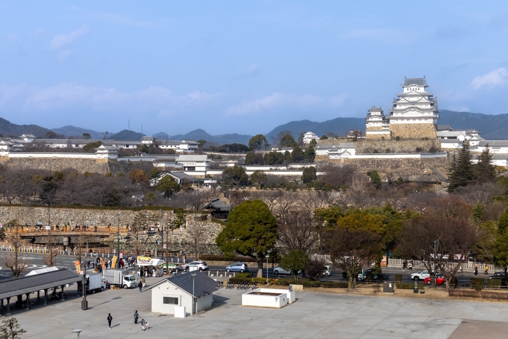 姫路城、イーグレひめじ、１月冬、兵庫県姫路市の観光・撮影スポット