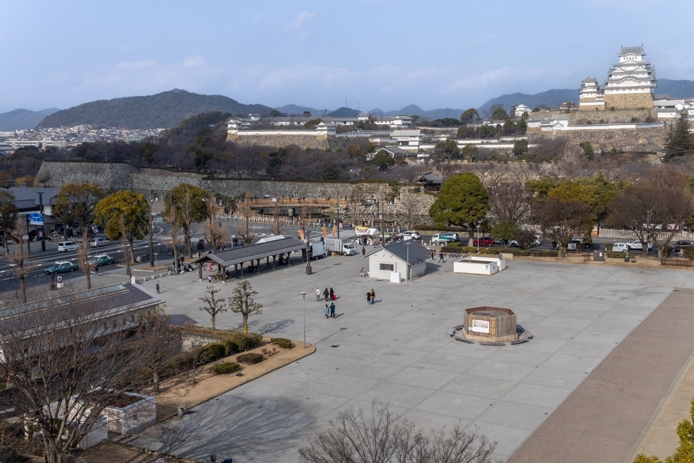 姫路城、イーグレひめじ、１月冬、兵庫県姫路市の観光・撮影スポット