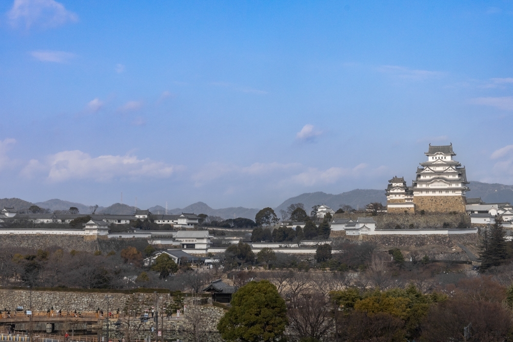 姫路城、イーグレひめじ、１月冬、兵庫県姫路市の観光・撮影スポット