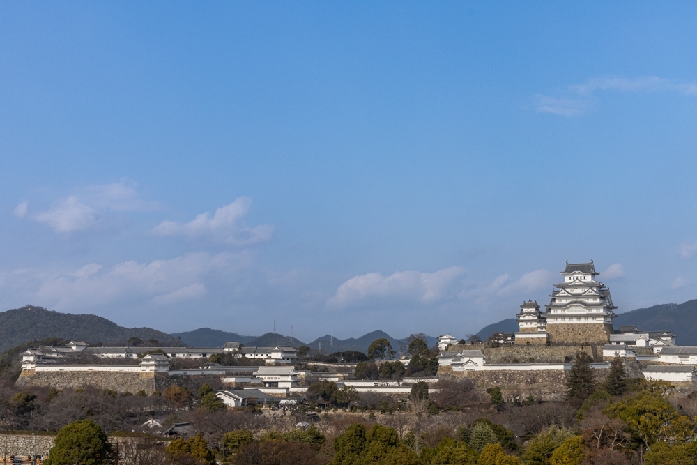 姫路城、イーグレひめじ、１月冬、兵庫県姫路市の観光・撮影スポット