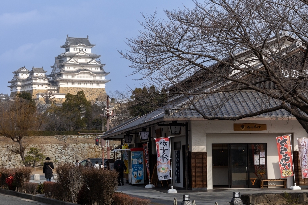 姫路城、１月冬、兵庫県姫路市の観光・撮影スポット