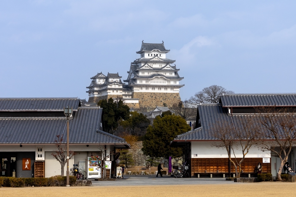 姫路城、１月冬、兵庫県姫路市の観光・撮影スポット