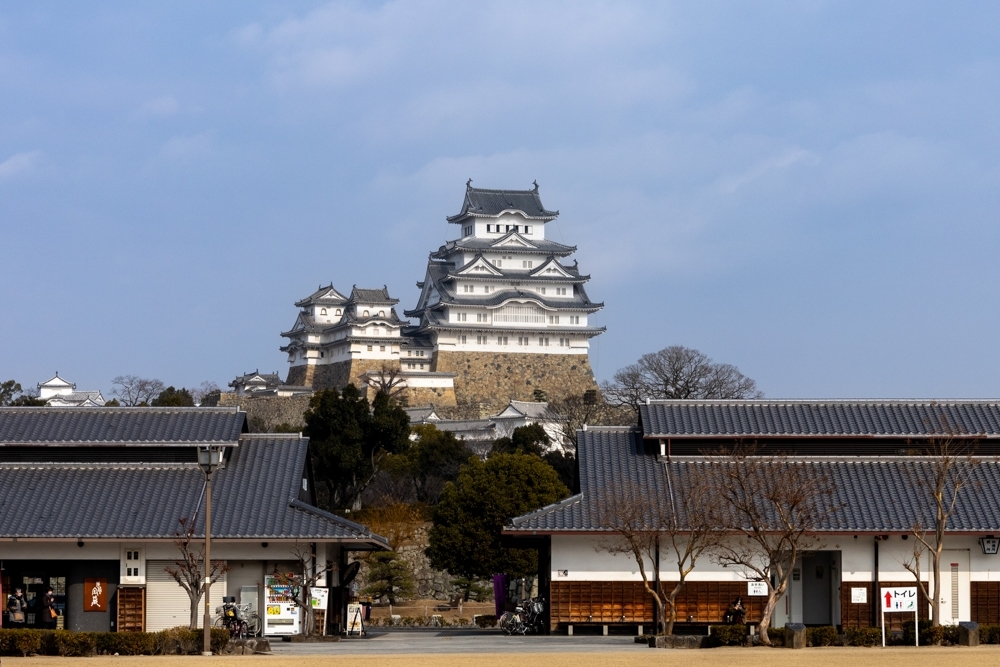 姫路城、１月冬、兵庫県姫路市の観光・撮影スポット