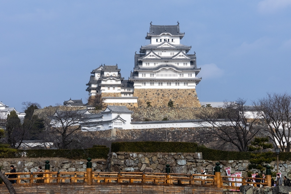 姫路城、１月冬、兵庫県姫路市の観光・撮影スポット