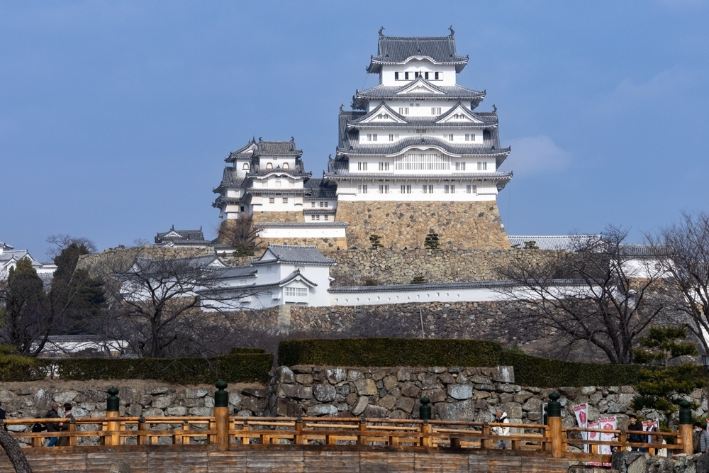 姫路城、１月冬、兵庫県姫路市の観光・撮影スポット