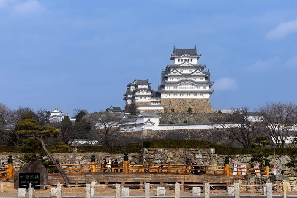 姫路城、１月冬、兵庫県姫路市の観光・撮影スポット
