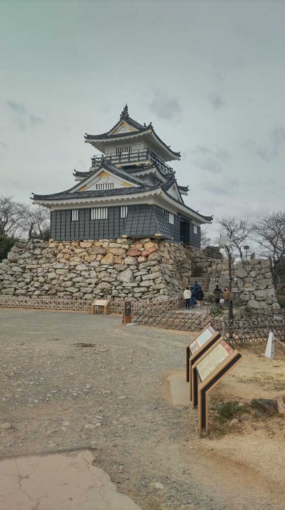 浜松城、冬、2024年1月、静岡県浜松市の観光・撮影スポットの名所