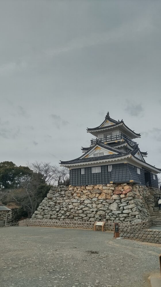 浜松城、冬、2024年1月、静岡県浜松市の観光・撮影スポットの名所