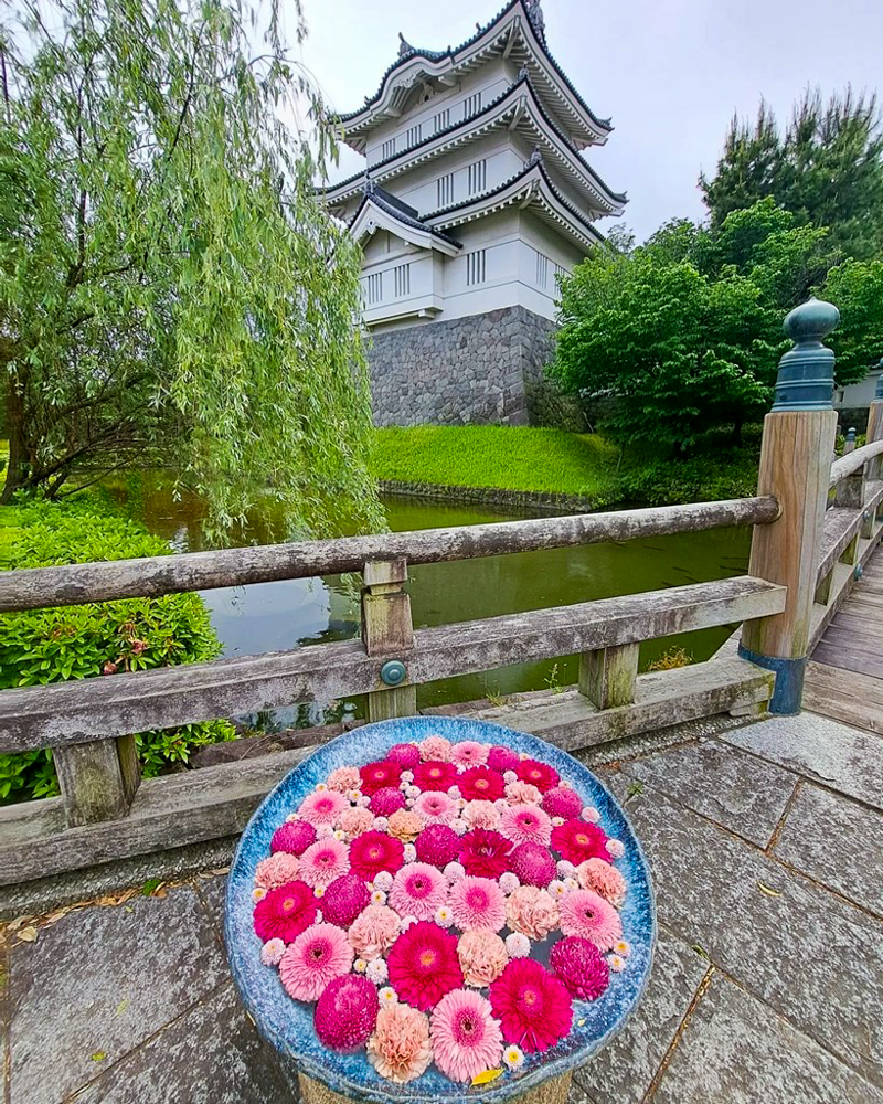 行田「花手水week」 (忍城) 、5月夏の花、埼玉県行田市の観光・撮影スポットの名所