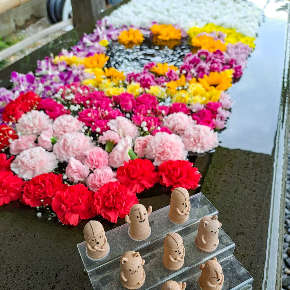 行田「花手水week」 (前玉神社) 、5月夏の花、埼玉県鴻巣市の観光・撮影スポットの名所