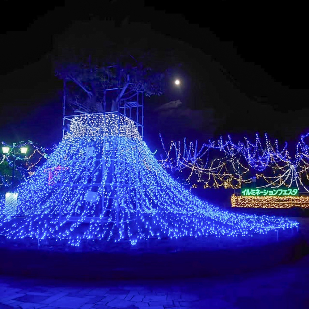 イルミネーションフェスタinあま 、12月冬、愛知県あま市の観光・撮影スポットの画像と写真