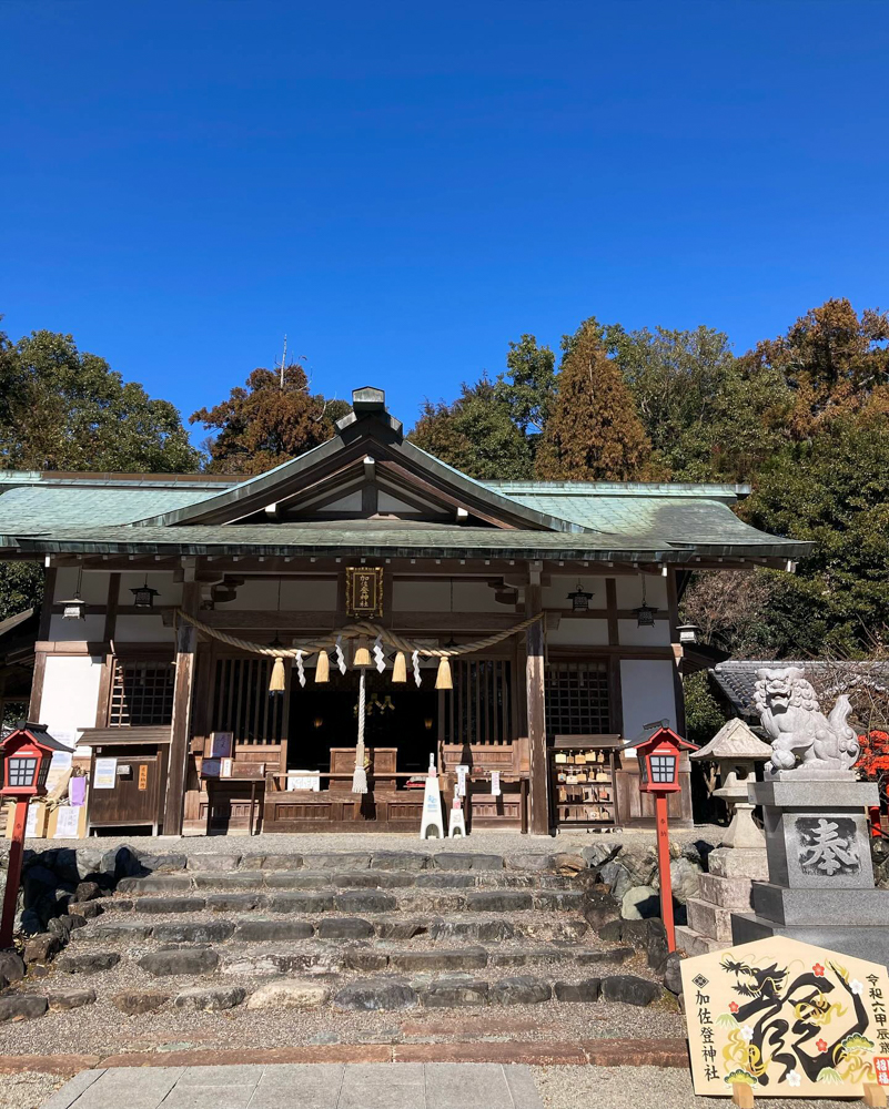 加佐登神社、1月冬、三重県鈴鹿市の観光・撮影スポットの名所