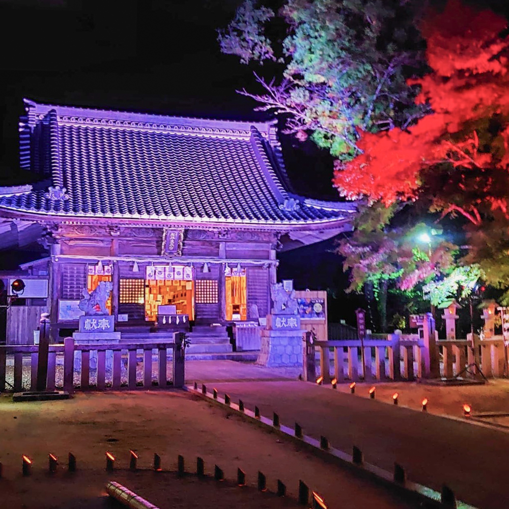 松平郷天下泰平の竹あかり、11月秋、愛知県豊田市の観光・撮影スポットの名所