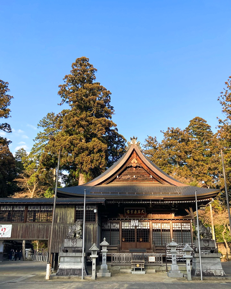 田村神社、1月冬、滋賀県甲賀市の観光・撮影スポットの名所