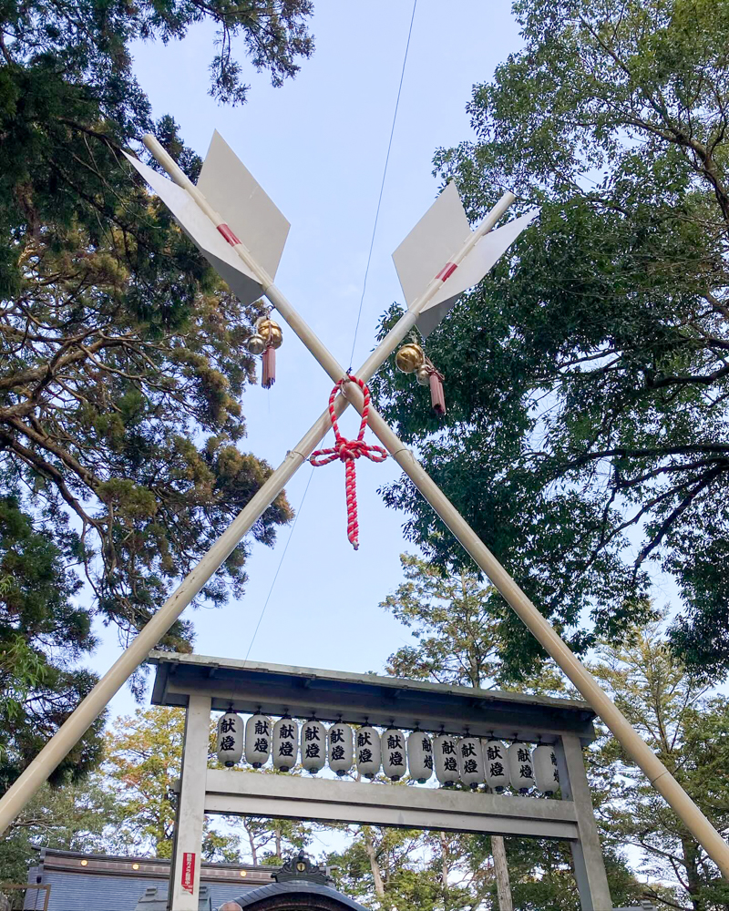 田村神社、1月冬、滋賀県甲賀市の観光・撮影スポットの名所