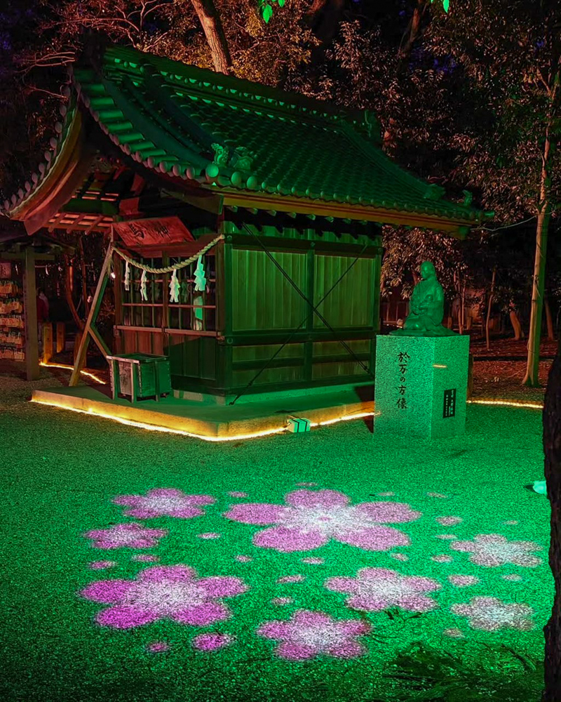 知立神社ファンタジードリームナイト 、2月冬、愛知県知立市の観光・撮影スポットの画像と写真