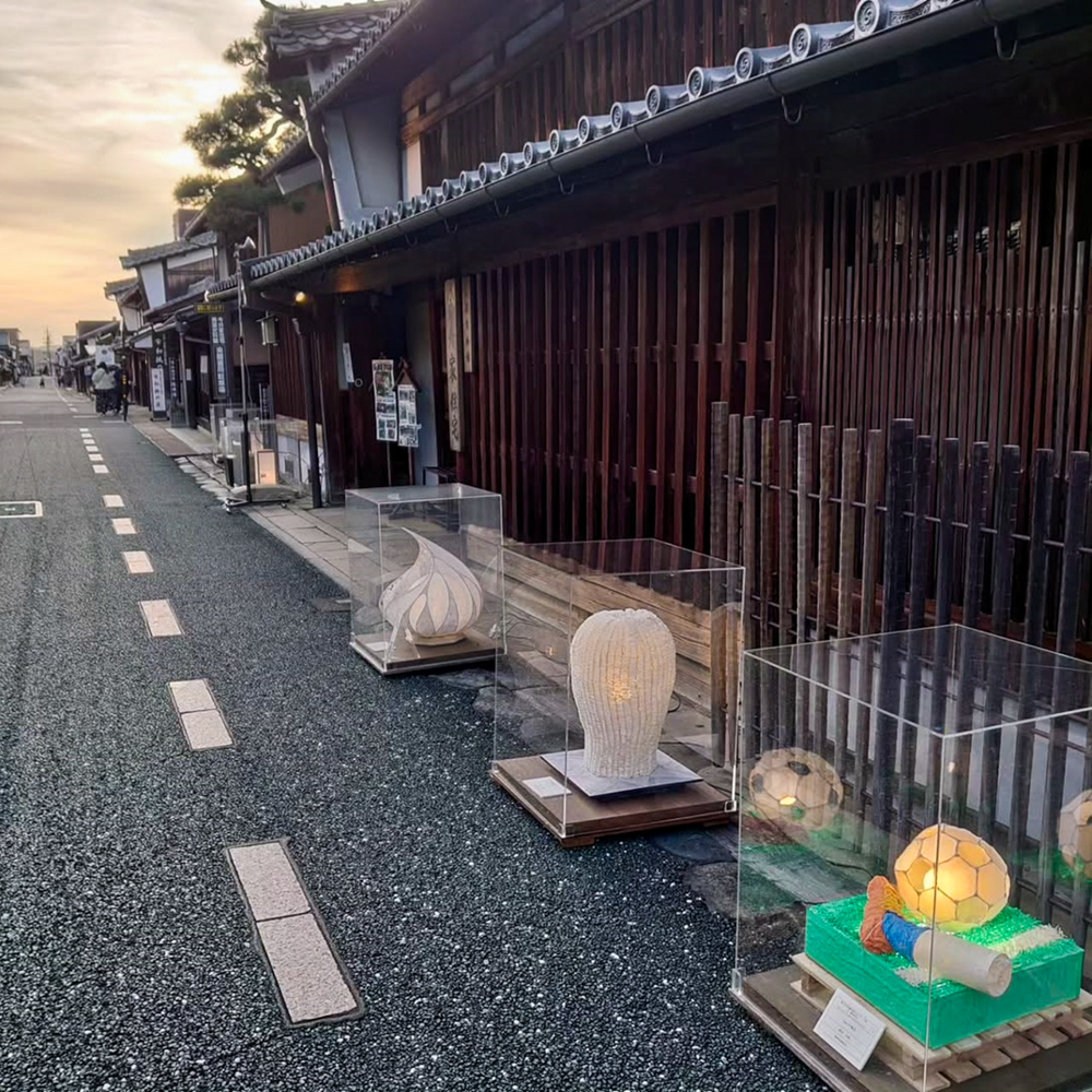 美濃和紙あかりアート展・うだつの上がる町並み、11月秋、岐阜県美濃市の観光・撮影スポットの名所