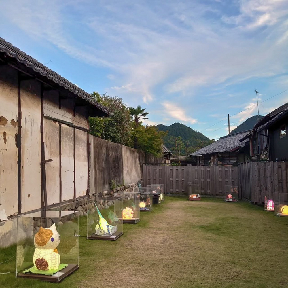 美濃和紙あかりアート展・うだつの上がる町並み、11月秋、岐阜県美濃市の観光・撮影スポットの名所