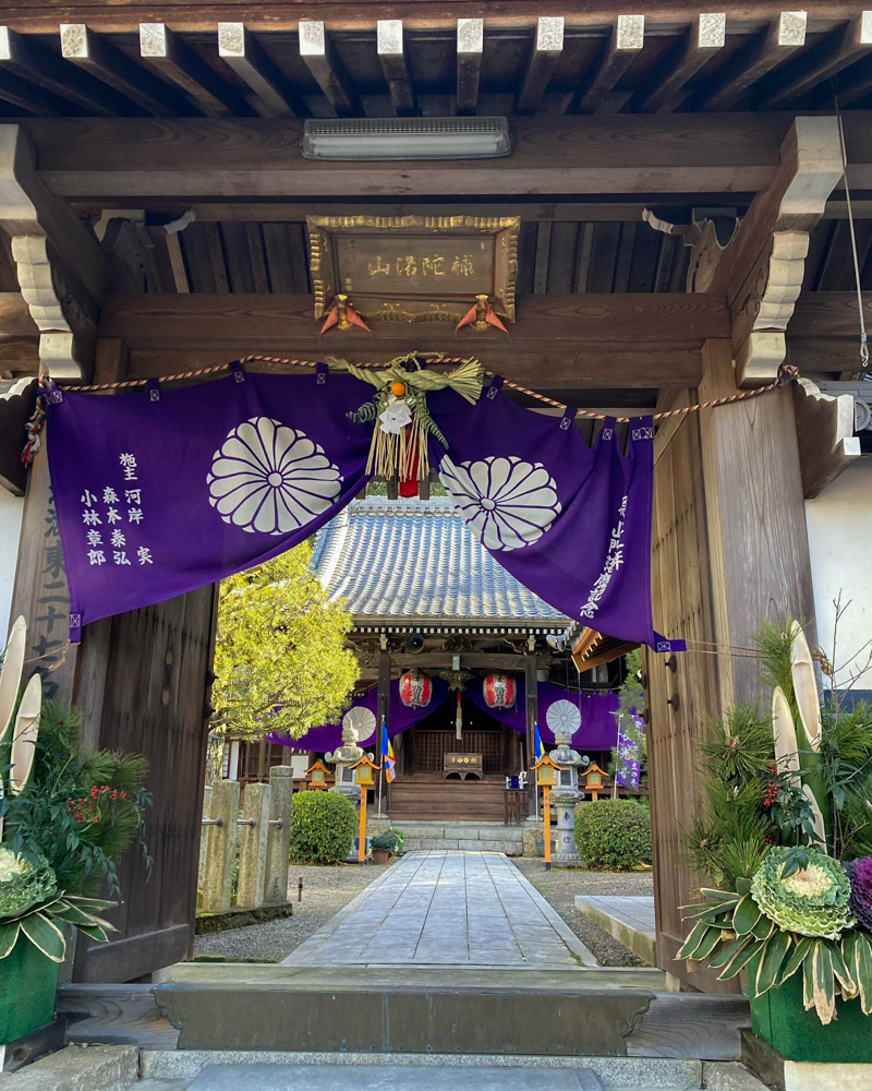 長光寺、1月冬、滋賀県近江八幡市の観光・撮影スポットの名所